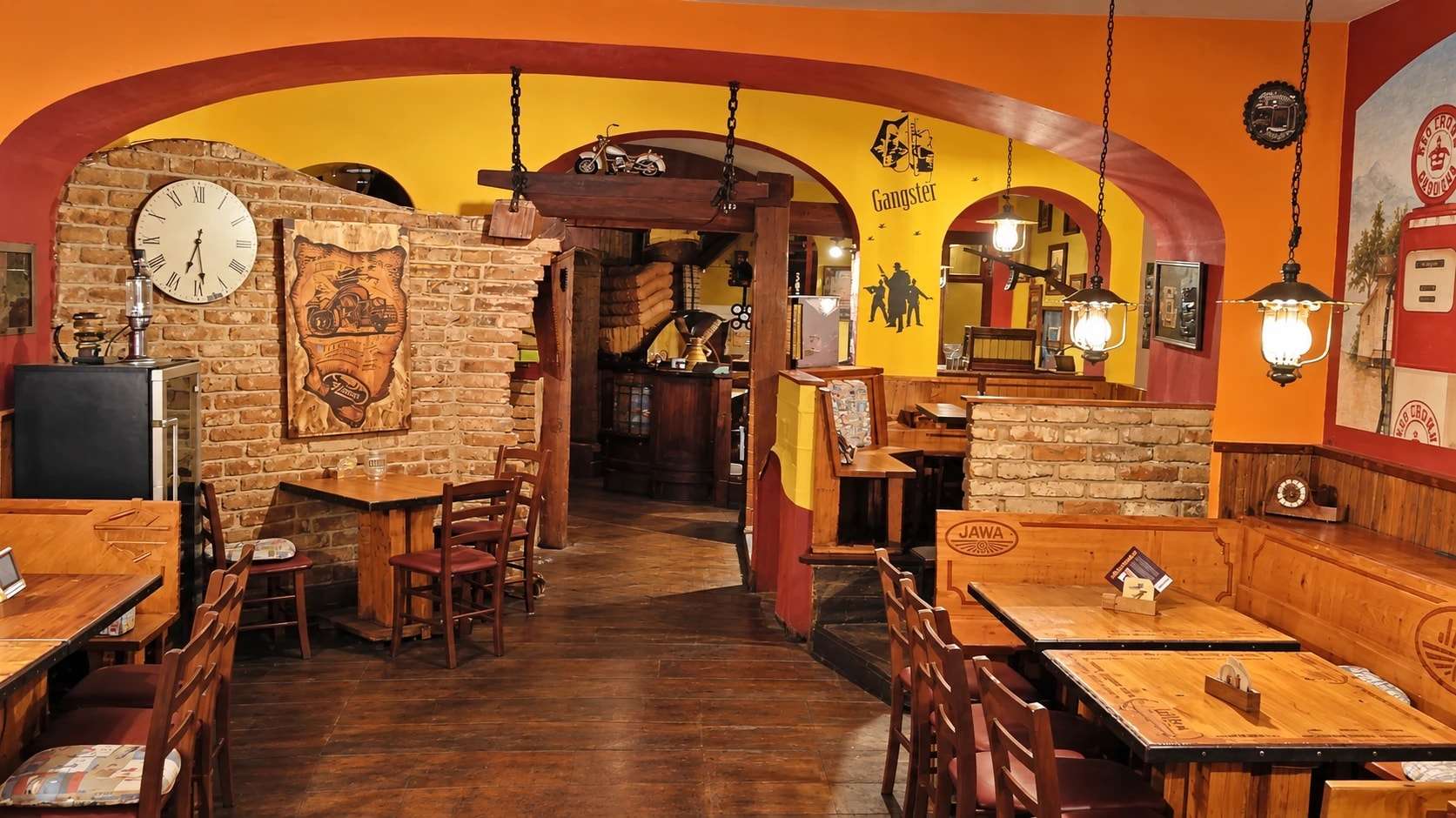 Interiér restaurace